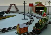 Photograph of a model railway set